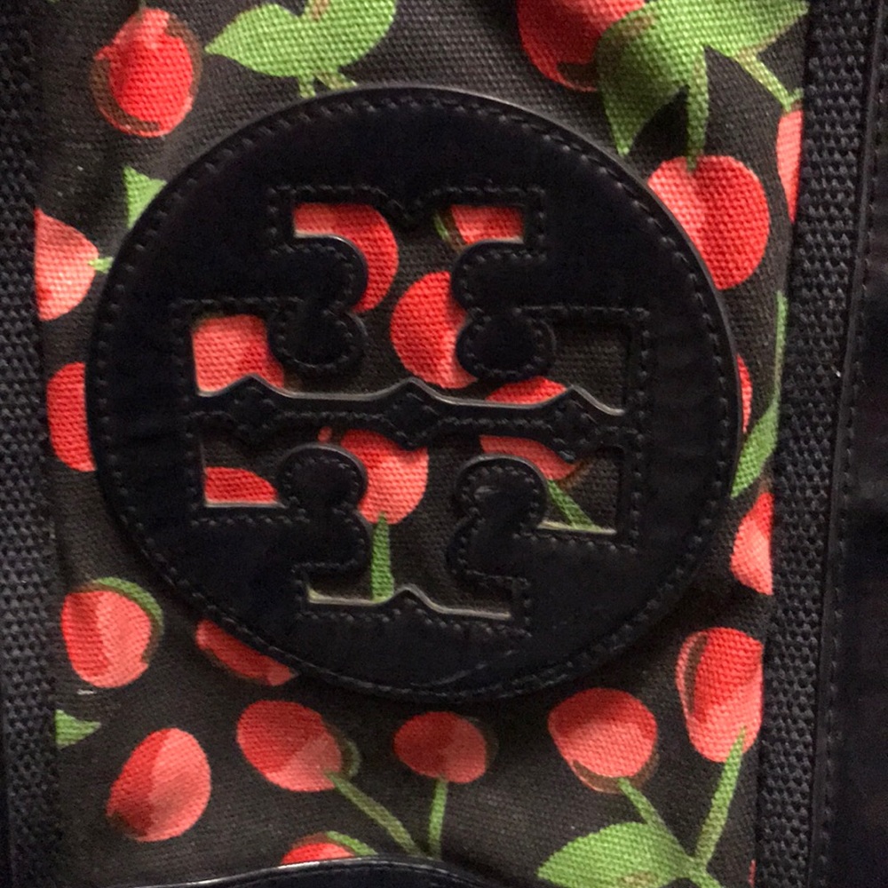 Cherry Tory Burch Tote